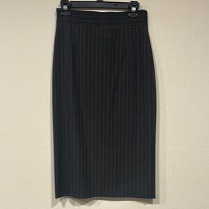 ANTONIO MELANI Gray Midi Pencil Skirt for Work